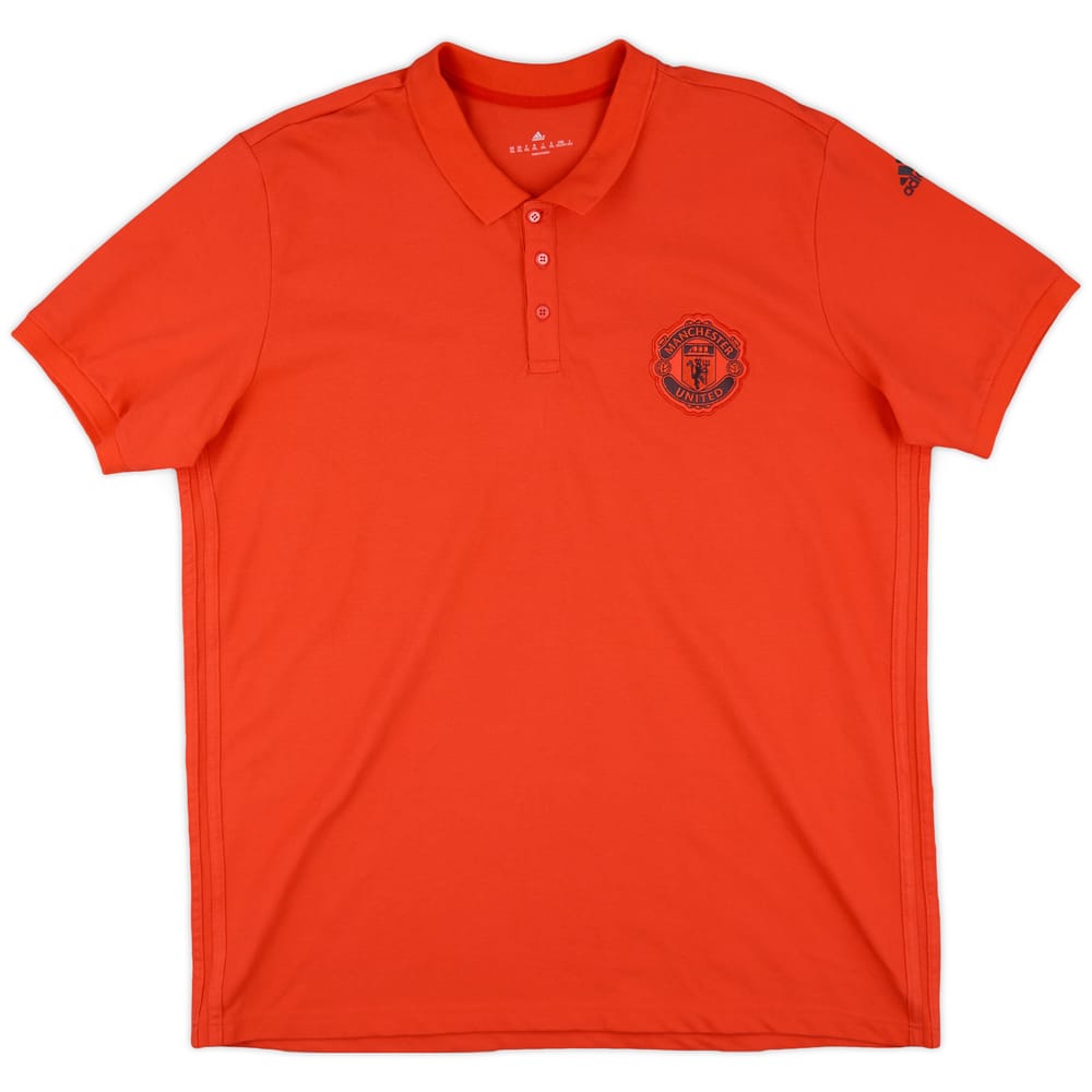2016-17 Manchester United adidas Polo Shirt - 9/10 - (XXL)