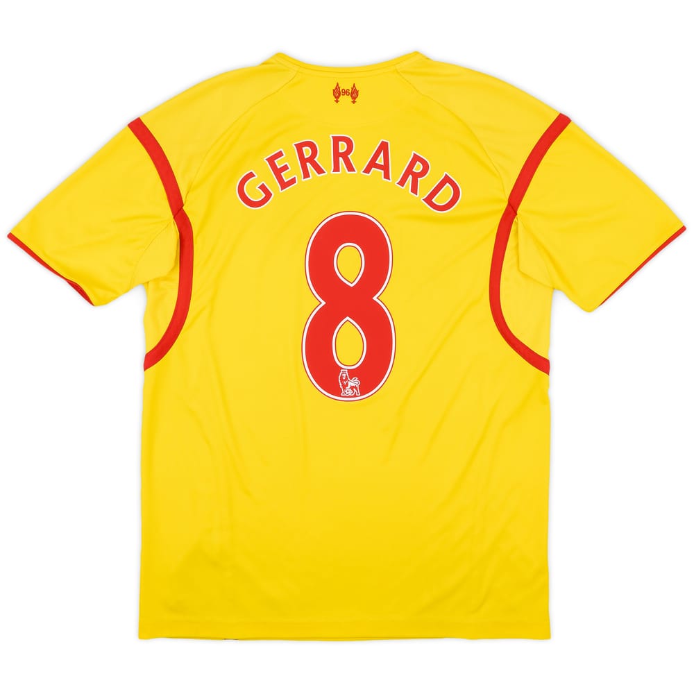 2014-15 Liverpool Away Shirt Gerrard #8 - 6/10 - (M)
