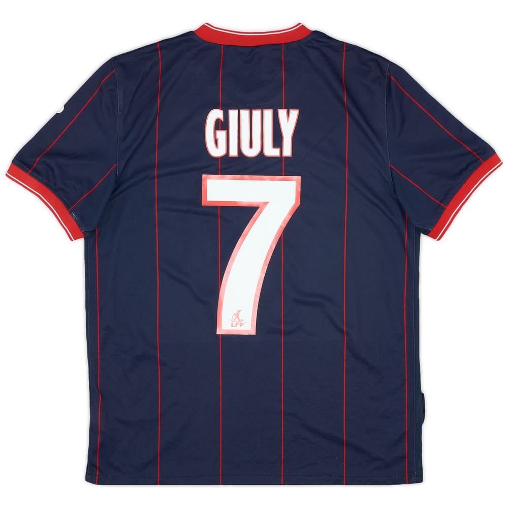 2009-10 Paris Saint-Germain Home Shirt Giuly #7 - 8/10 - (M)