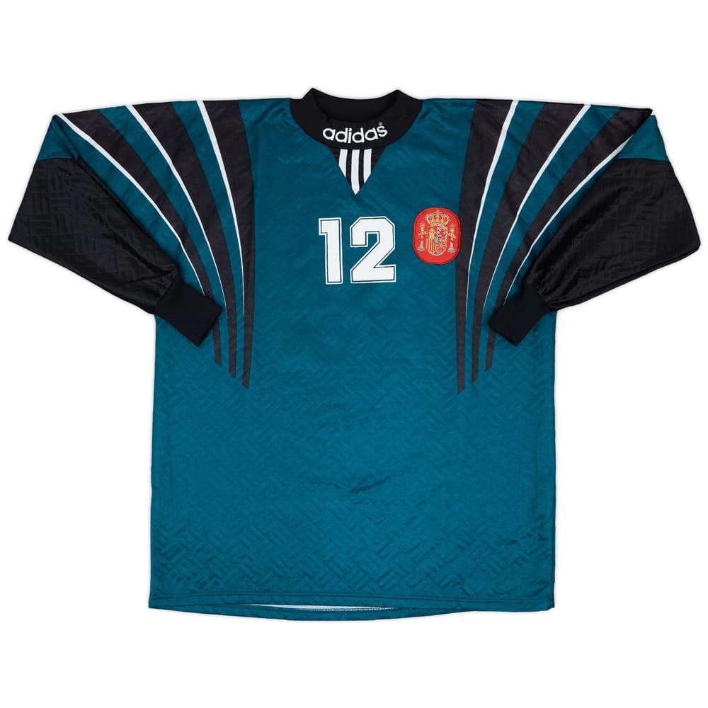 1995-96 Spain Match Issue GK Shirt #12