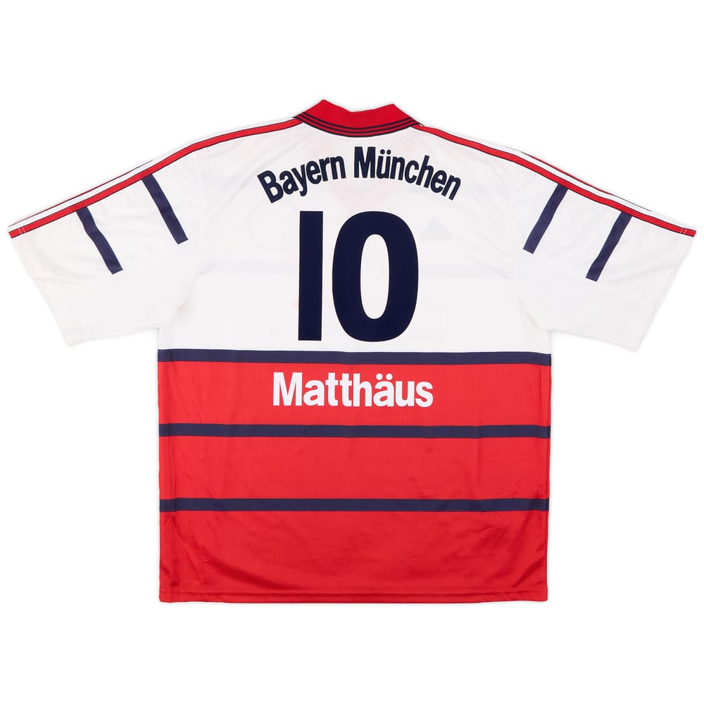 1998-00 Bayern Munich Away Shirt Matthaus #10 - 7/10 - (XL)