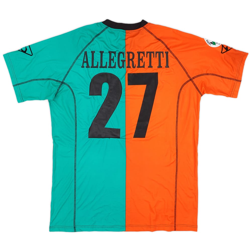 2004-05 Venezia Match Issue Third Shirt Allegretti #27