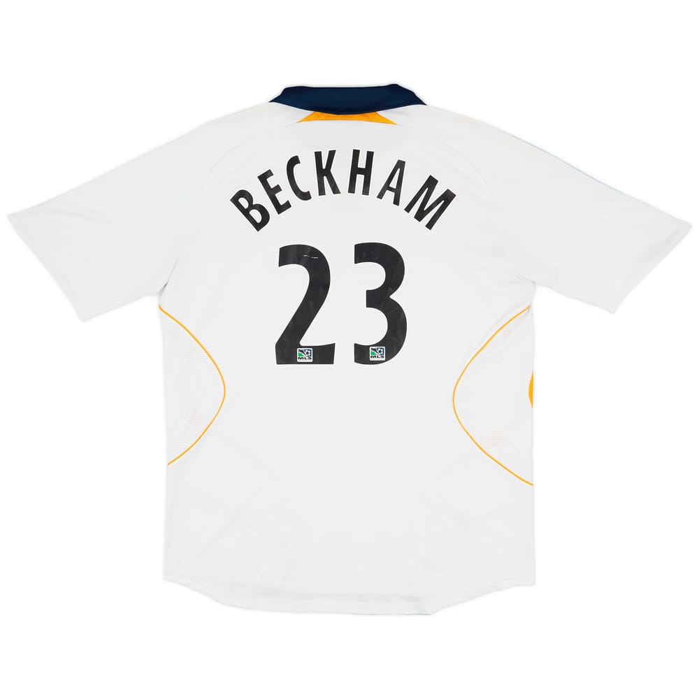 2007-08 LA Galaxy Home Shirt Beckham #23 - 4/10 - (XL)