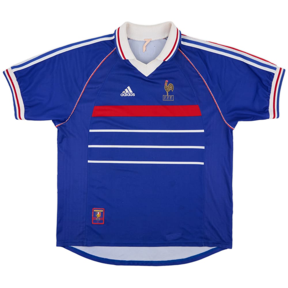 1998-00 France Home Shirt - 8/10 - (XL)