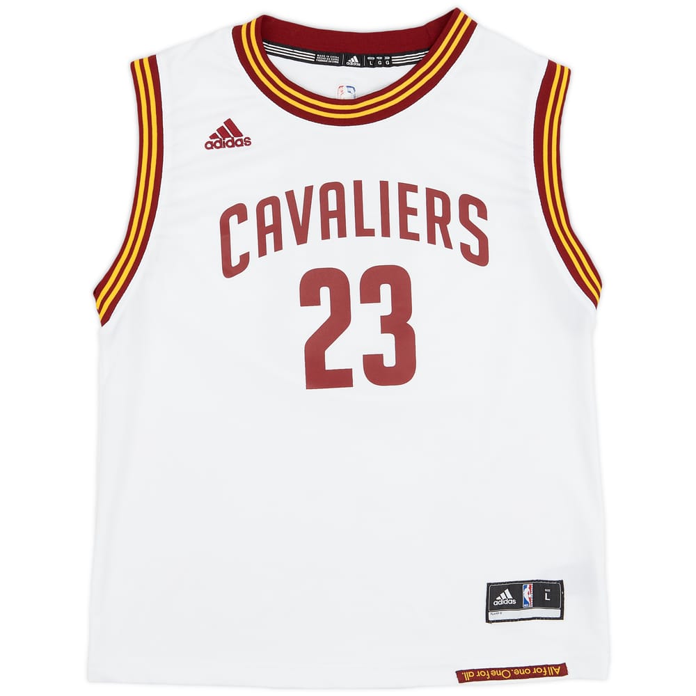 2014-17 Cleveland Cavaliers James #23 adidas Home Jersey - 8/10 - (L.Boys)