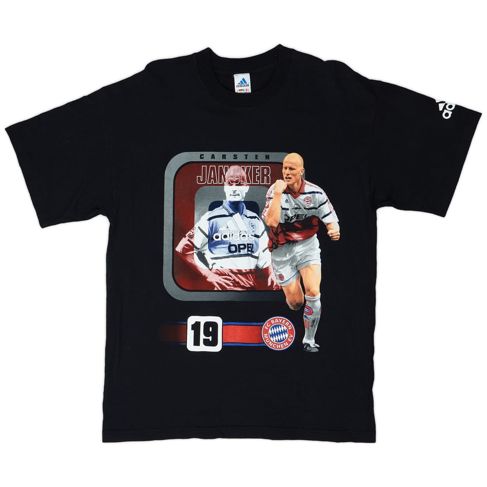 1999-00 Bayern Munich adidas 'Carsten Jancker' Graphic Tee - 8/10 - (M)