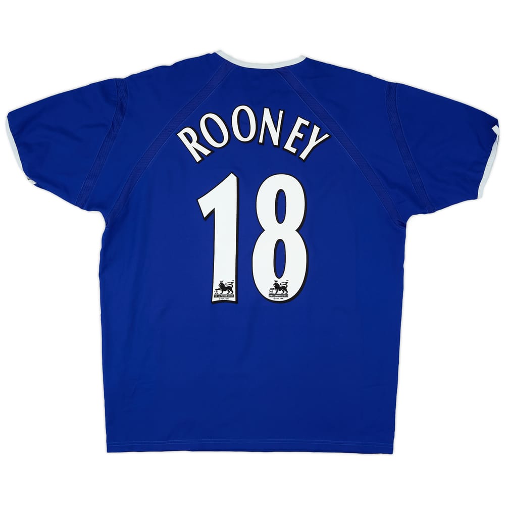 2003-04 Everton Home Shirt Rooney #18 - 8/10 - (L)