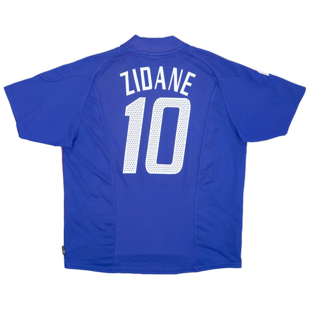 2002-04 France Home Shirt Zidane #10 - 5/10 - (XXL)
