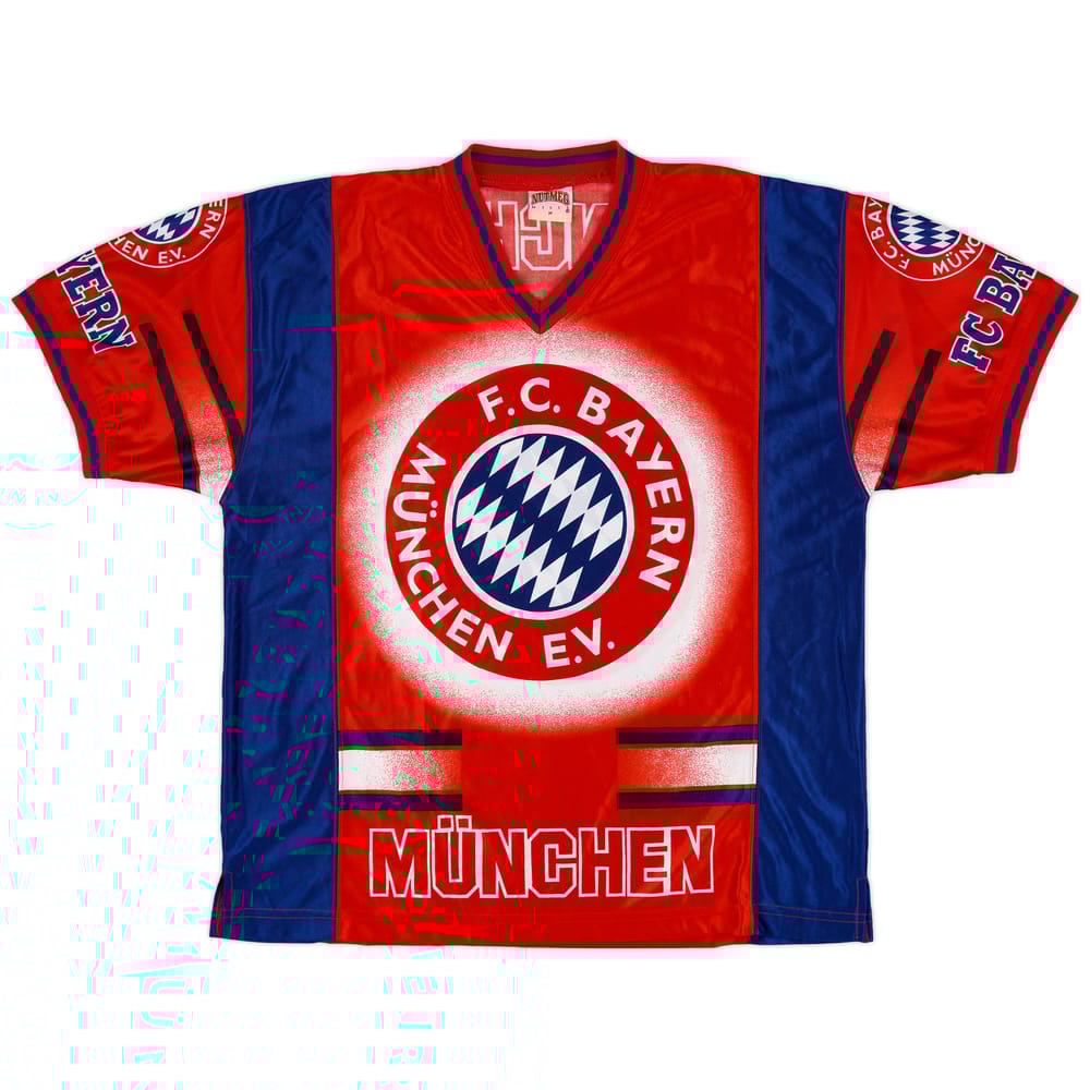 1990s Bayern Munich Nutmeg Graphic Shirt - 9/10 - (M)