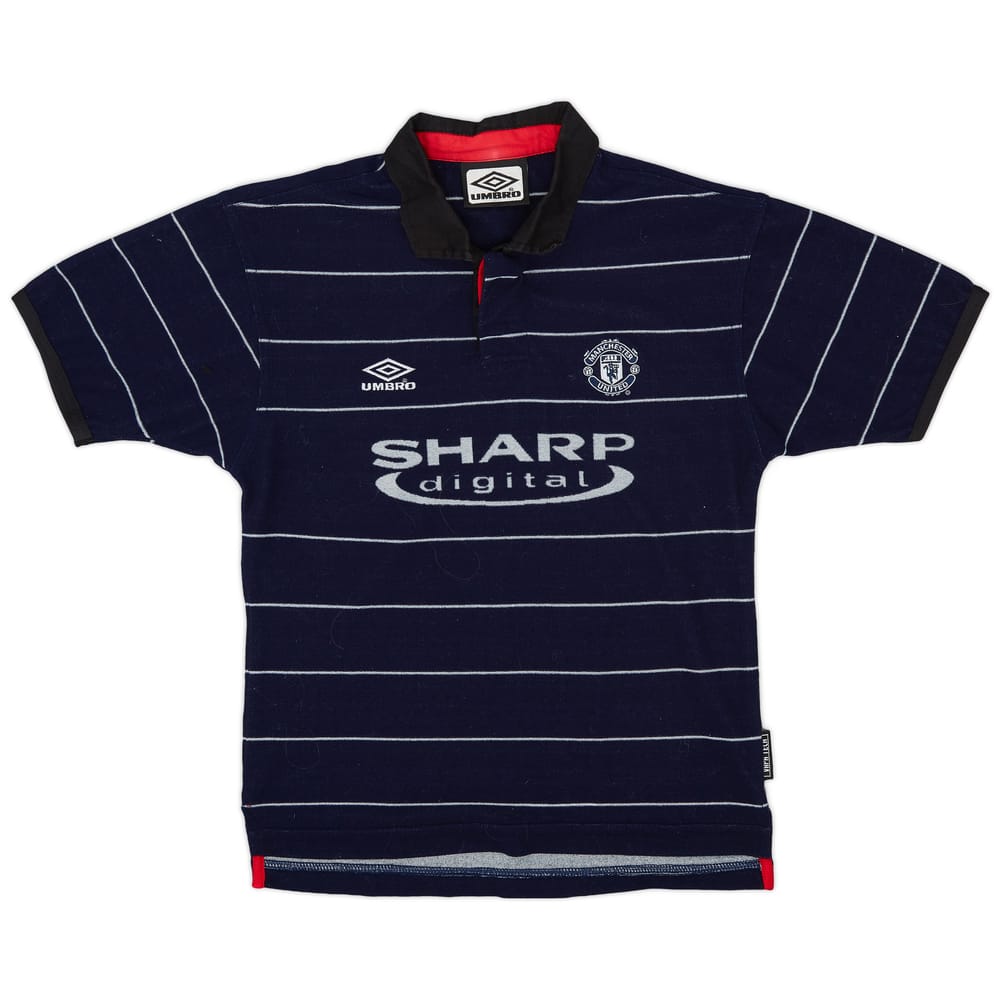 1999-00 Manchester United Away Shirt - 9/10 - (M.Boys)