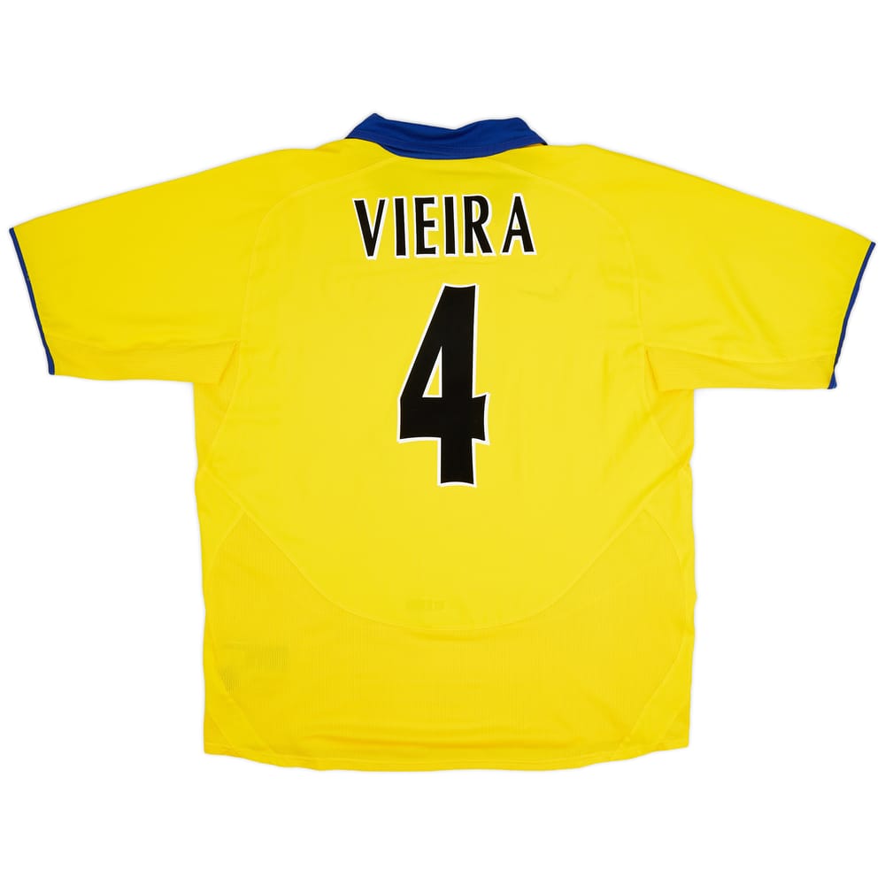 2003-05 Arsenal Away Shirt Vieira #4 - 9/10 - (XL)