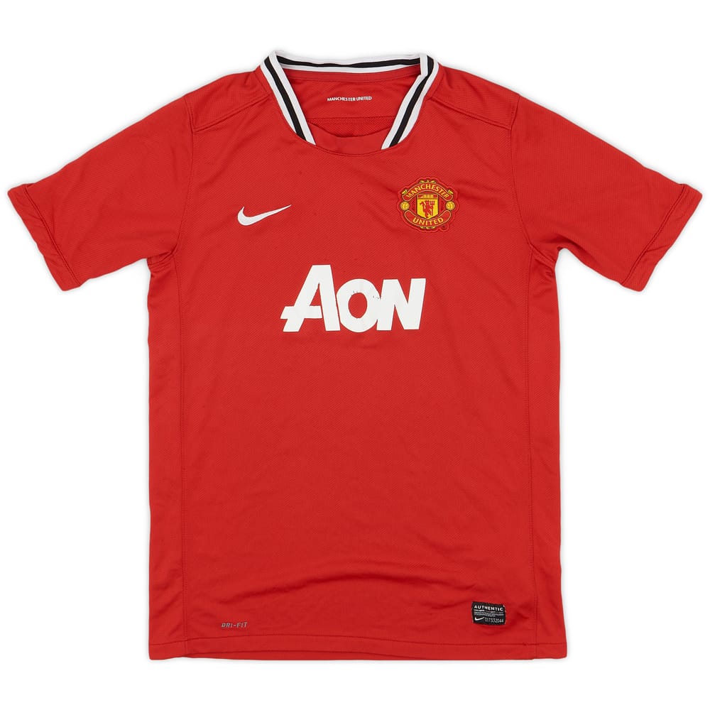 2011-12 Manchester United Home Shirt - 6/10 - (XL.Boys)