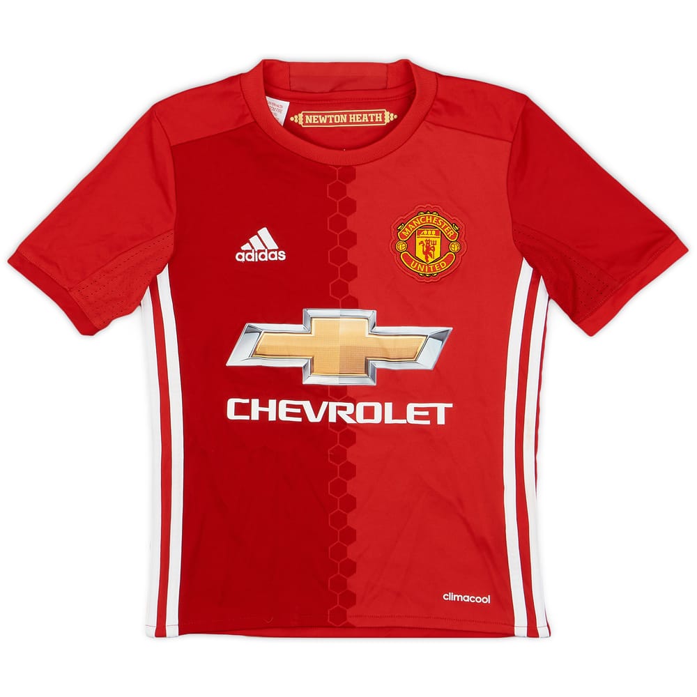 2016-17 Manchester United Home Shirt - 8/10 - (7-8 Years)