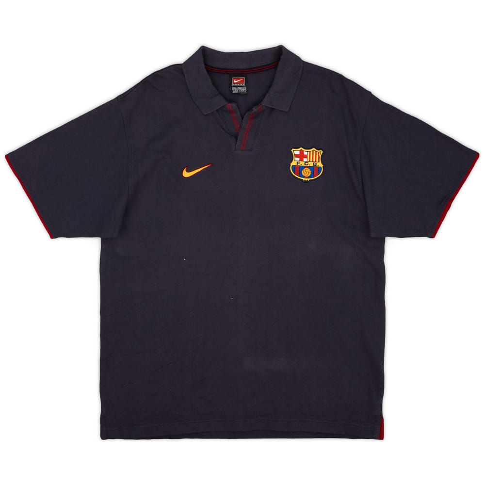2000-01 Barcelona Nike Polo Shirt - 6/10 - (L)