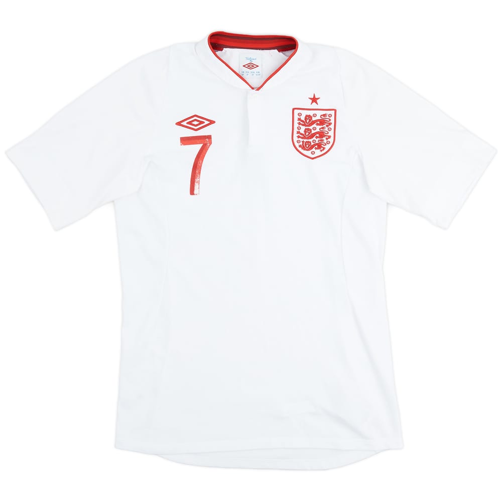 2012-13 England Home Shirt #7 - 6/10 - (S)