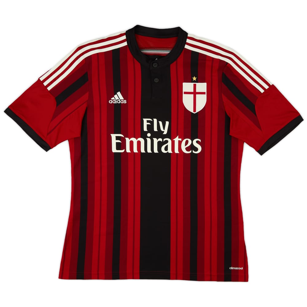 2014-15 AC Milan Home Shirt - 7/10 - (L)