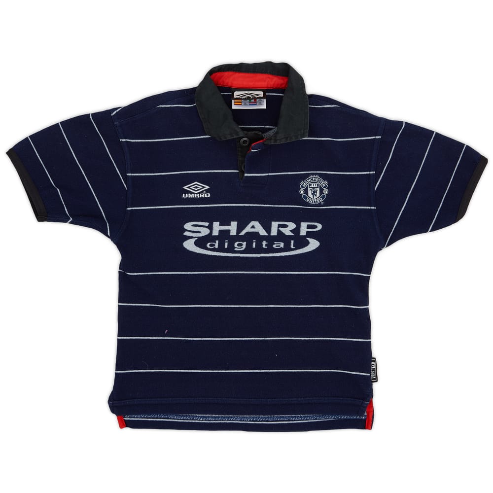 1999-00 Manchester United Away Shirt - 8/10 - (M.Boys)