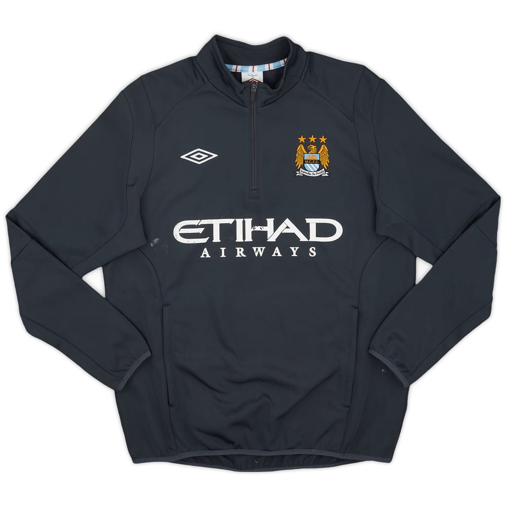 2010-11 Manchester City Umbro 1/4 Zip Drill Top - 5/10 - (L)