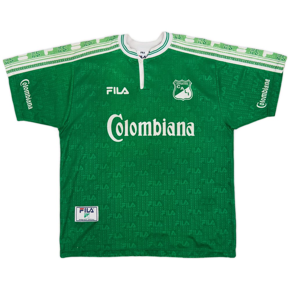 1999-00 Deportivo Cali Home Shirt #8 - 9/10 - (M)
