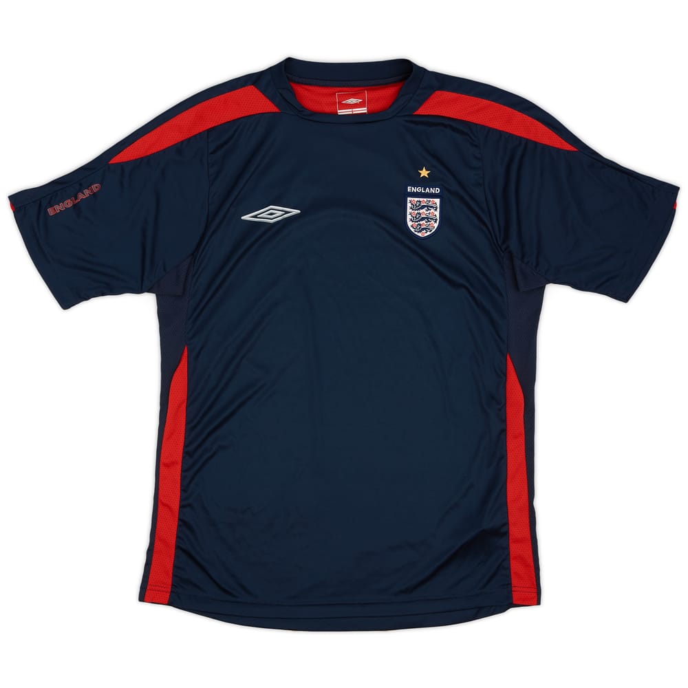 2005-06 England Umbro Training Shirt - 9/10 - (M)