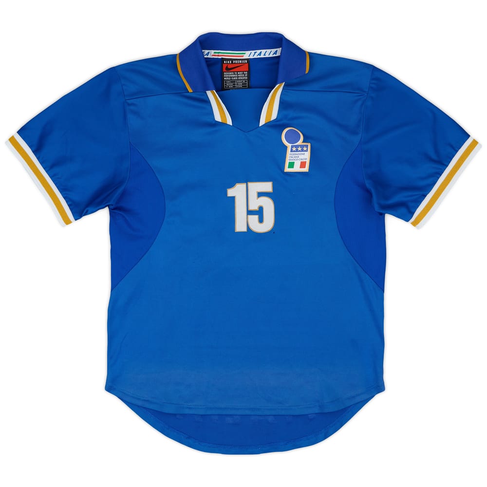 1996-97 Italy Match Issue Home Shirt #15