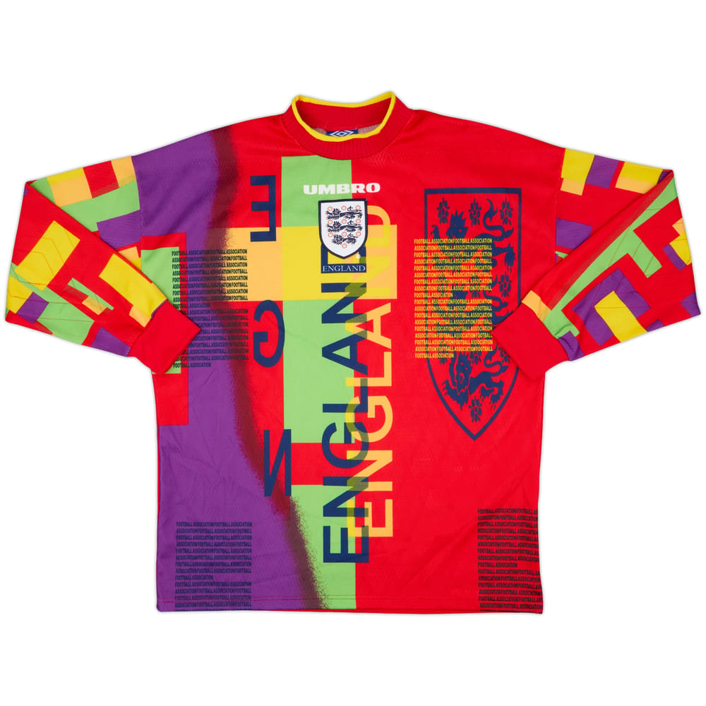 1995-96 England GK Shirt #1 - 8/10 - (XL)