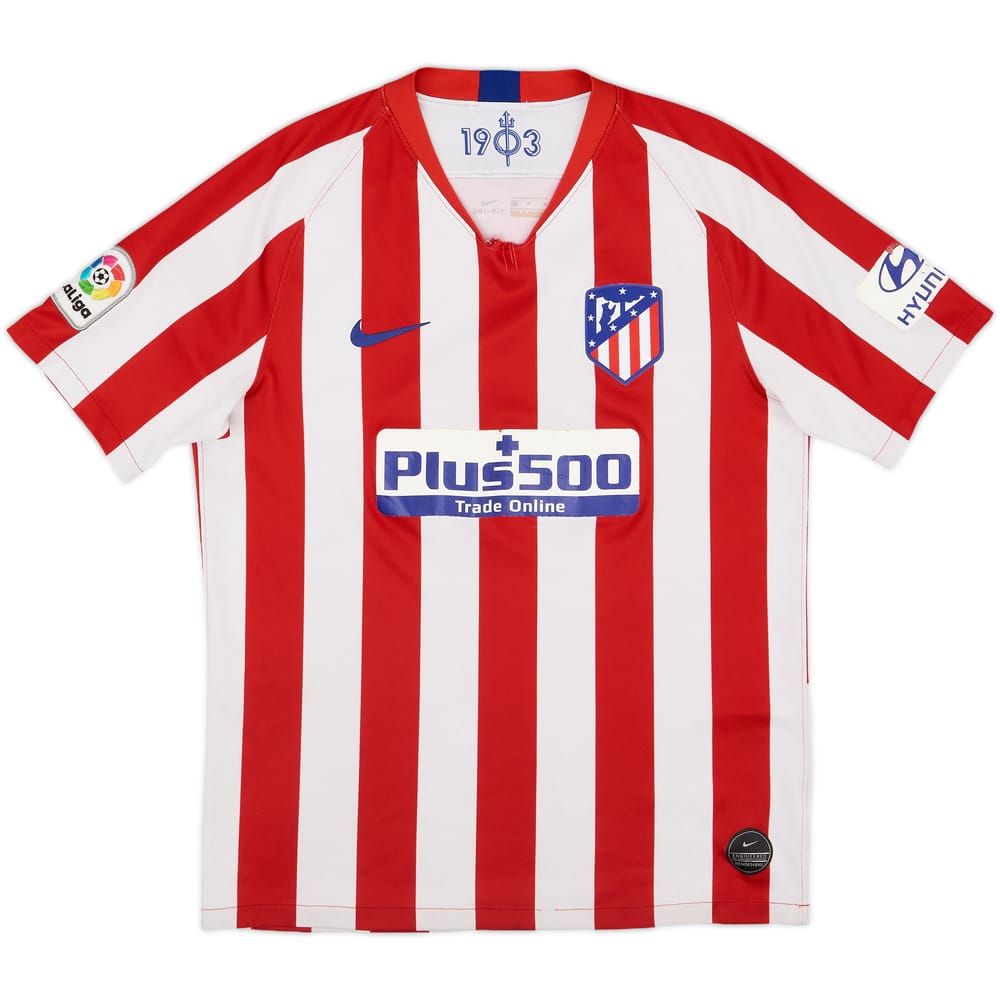 2019-20 Atletico Madrid Home Shirt - 4/10 - (M)