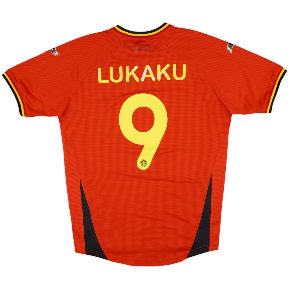 2014-15 Belgium Home Shirt Lukaku #9 - 4/10 - (L)