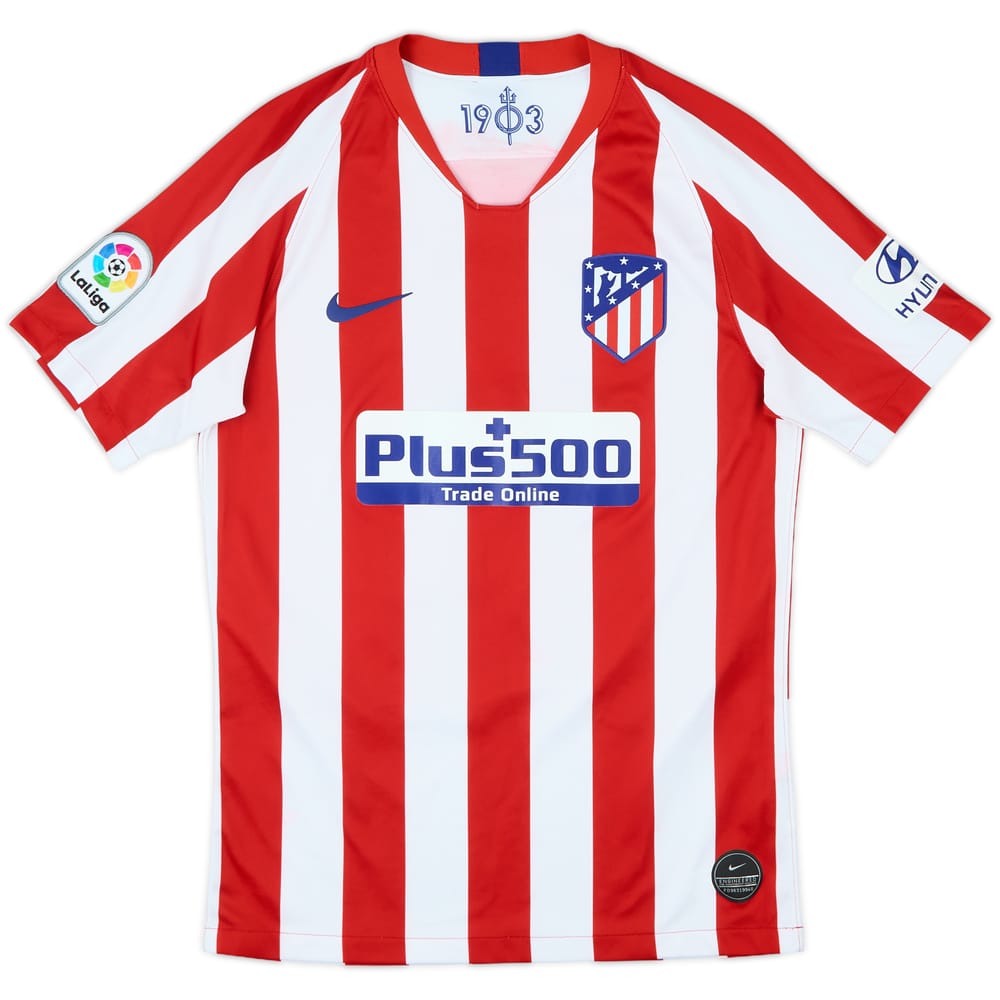 2019-20 Atletico Madrid Home Shirt - 4/10 - (S)