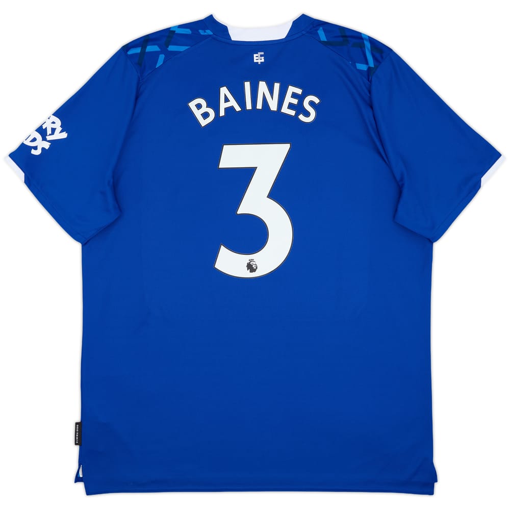 2019-20 Everton Home Shirt Baines #3 - 9/10 - (XXL)