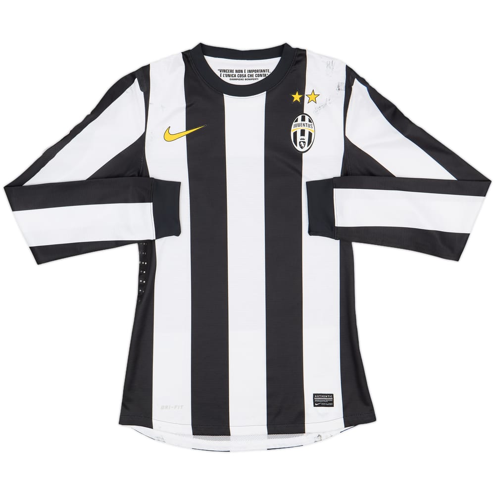 2012-13 Juventus Player Issue Home L/S Shirt - 5/10 - (S)
