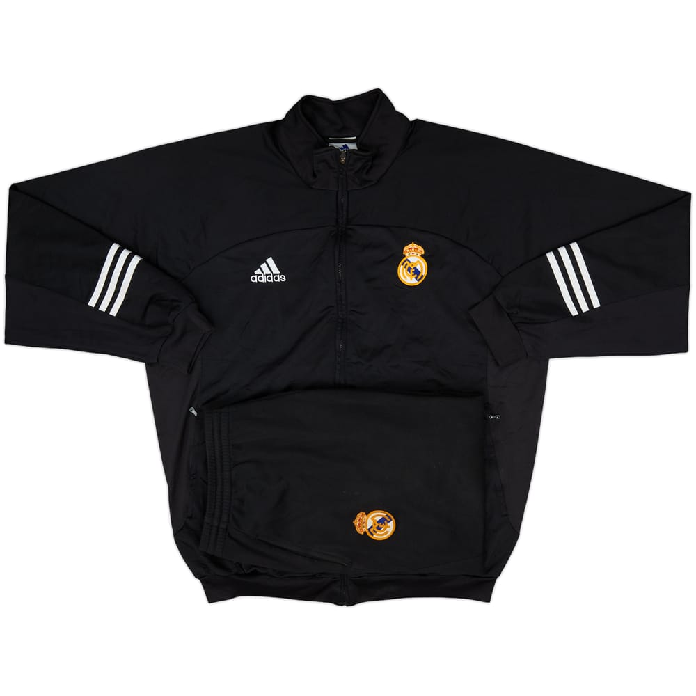 2001-02 Real Madrid adidas Tracksuit - 8/10 - (XL)