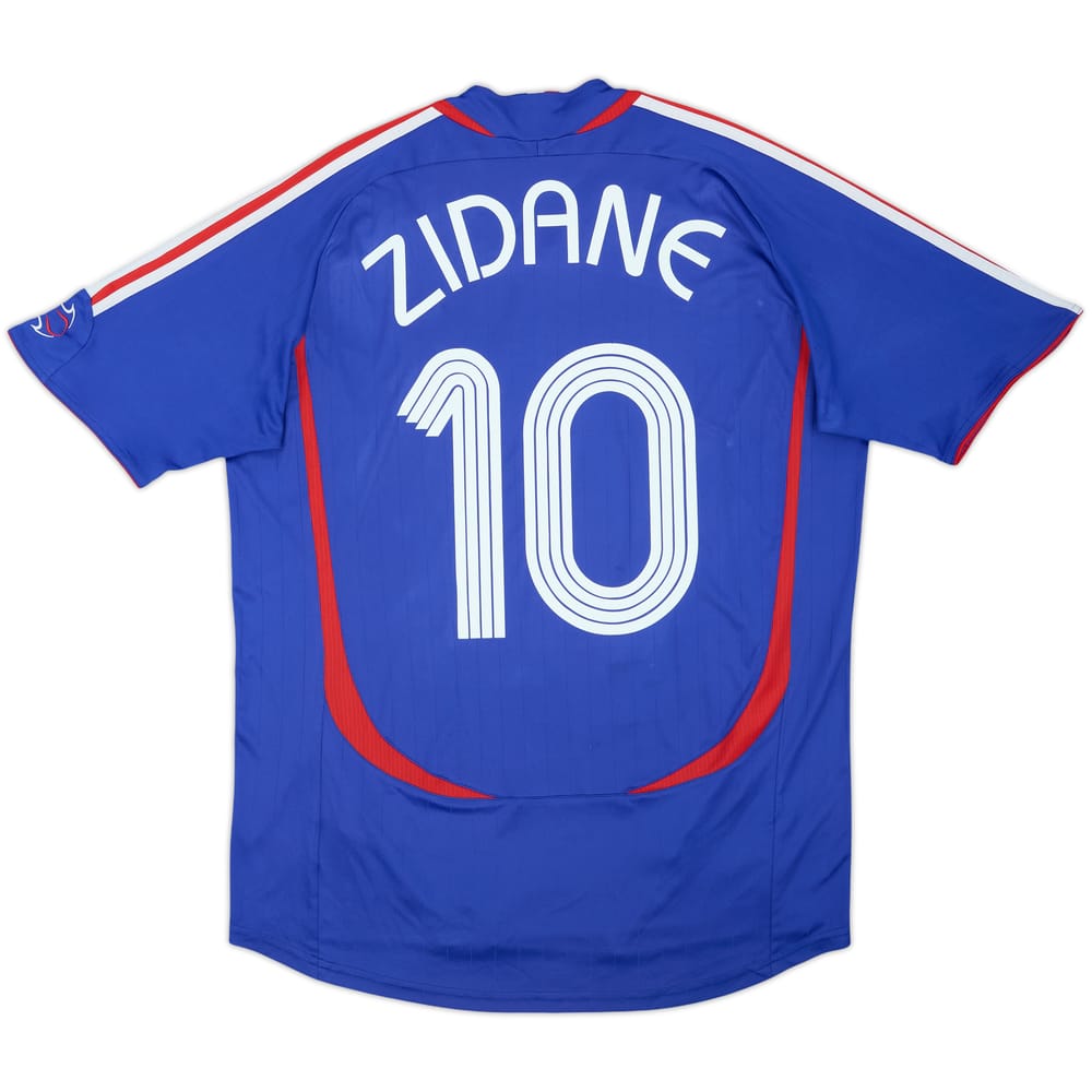 2006-07 Francia Local Camiseta Zidane #10 - 5/10 - (L)