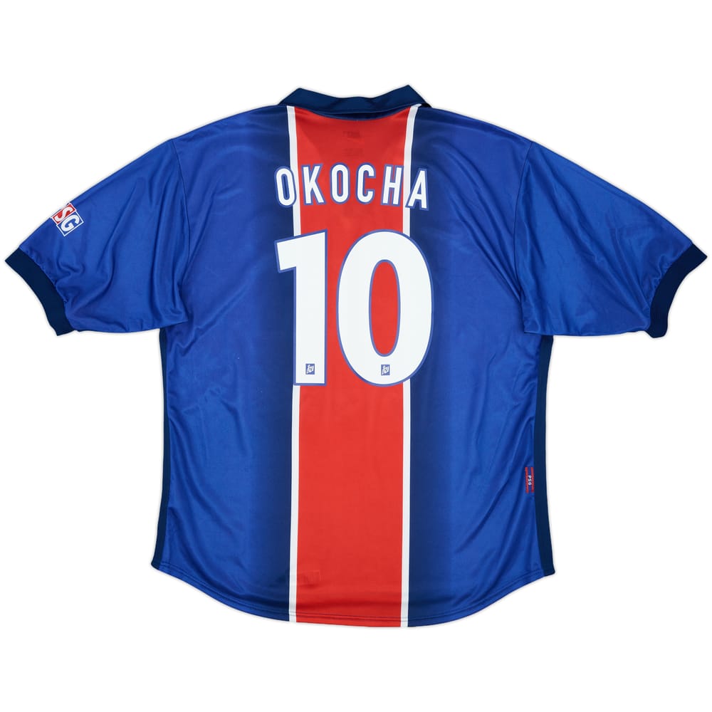 1998-99 Paris Saint-Germain Home Shirt Okocha #10 - 8/10 - (XL)