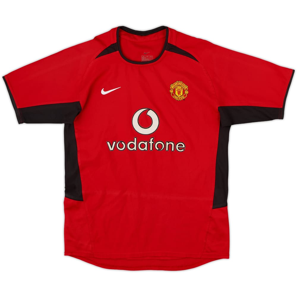 2002-04 Manchester United Home Shirt - 8/10 - (M.Boys)