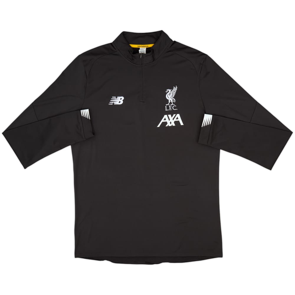 2019-20 Liverpool New Balance 1/4 Zip Sweat Top - 8/10 - (XL)