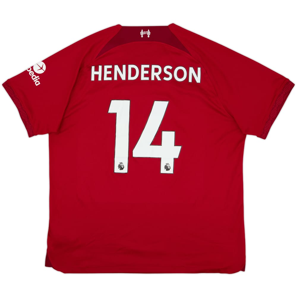 2022-23 Liverpool Home Shirt Henderson #14 - 6/10 - (XL)