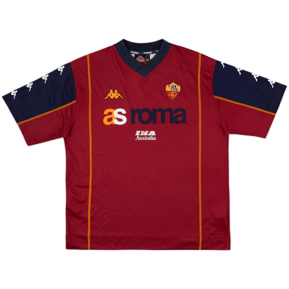 2000-01 Roma Kappa Training Shirt - 7/10 - (M)