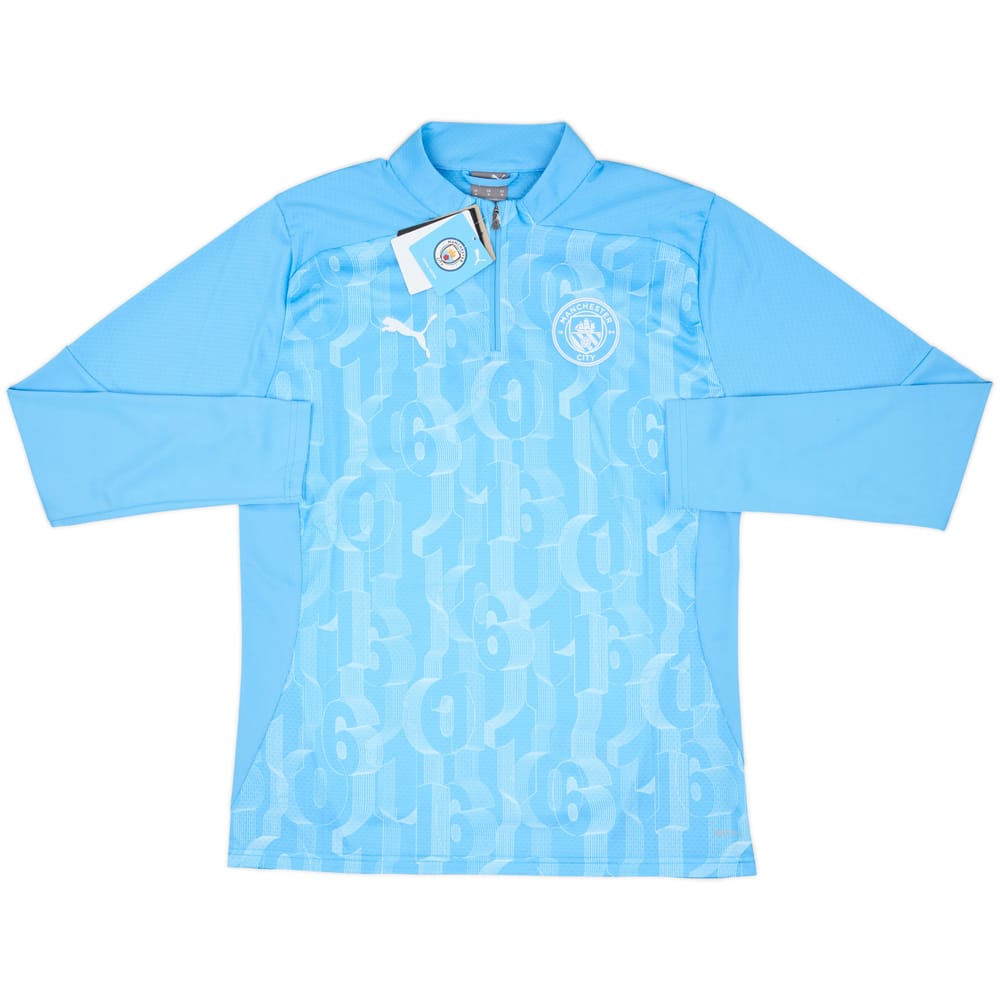 Top de entrenamiento 1/4 Zip Puma del Manchester City 2024-25 (M)