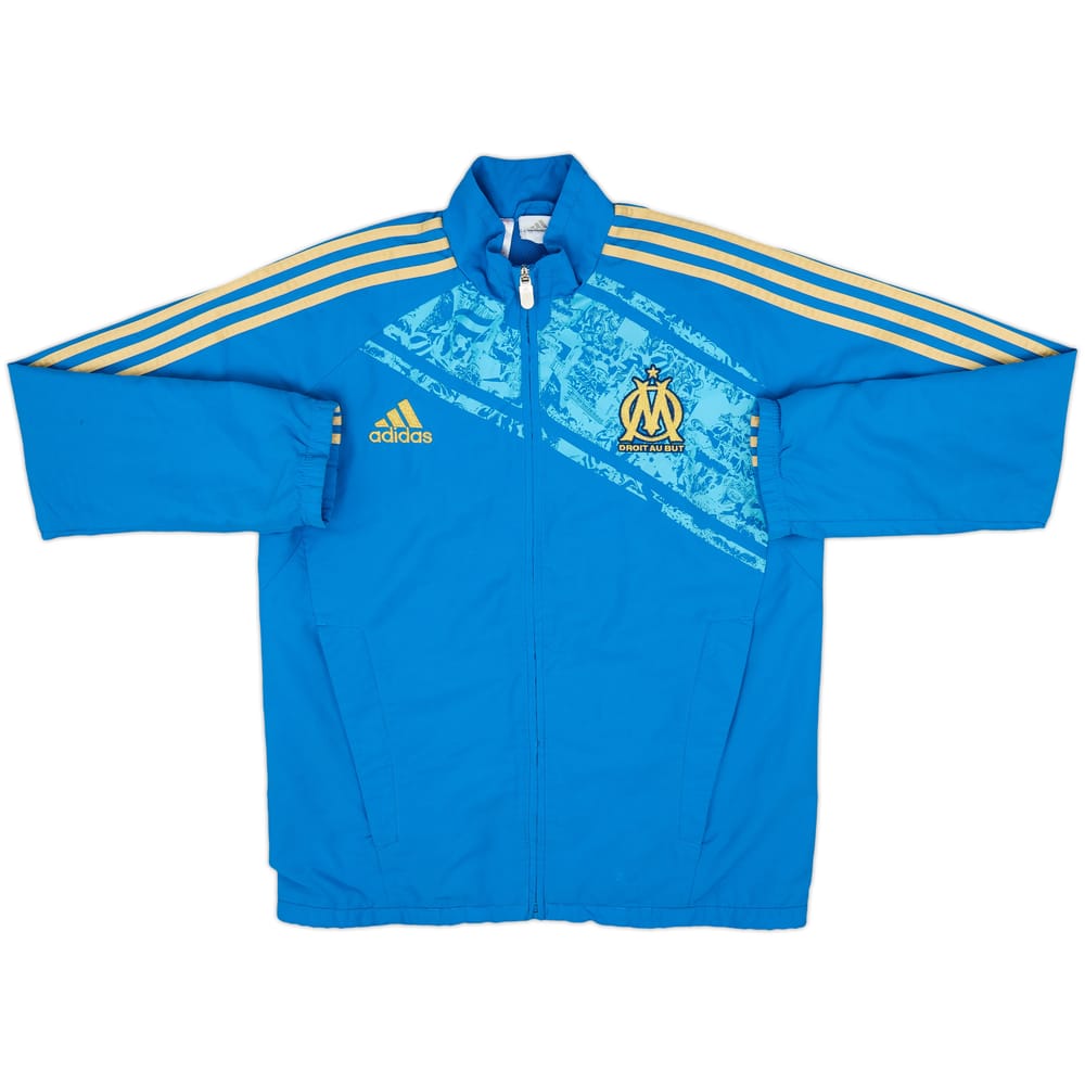 2011-12 Olympique Marseille adidas Track Jacket - 8/10 - (L.Boys)