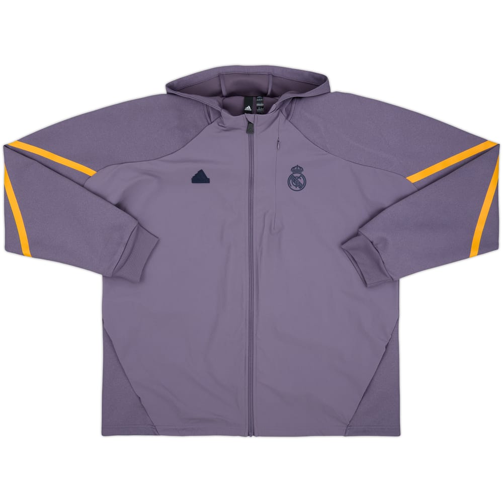 2023-24 Real Madrid Hooded Track Jacket - 8/10 - (XXL)