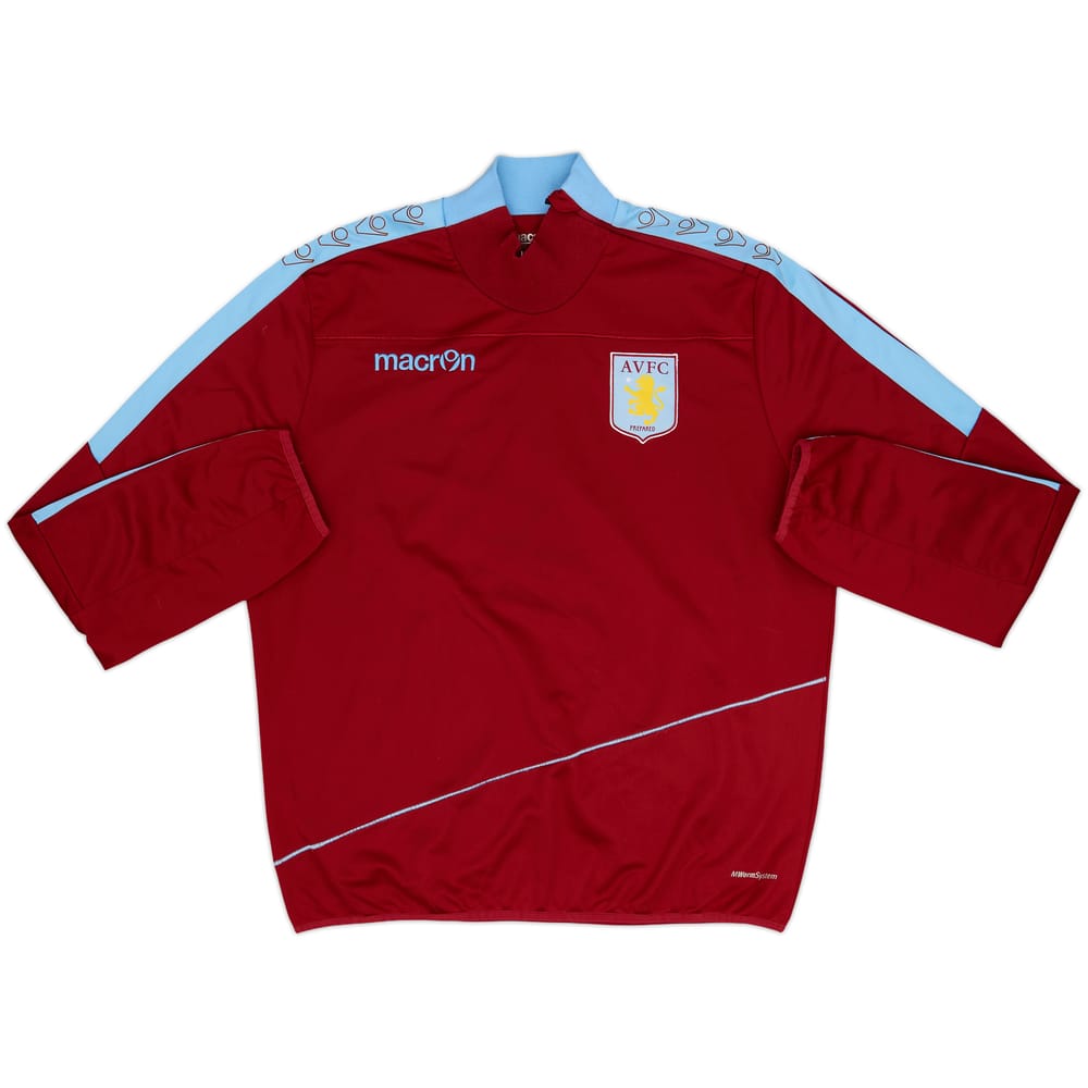 2013-14 Aston Villa Macron Sweat Top - 8/10 - (M)