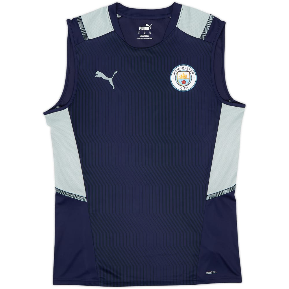 2021-22 Manchester City Puma Training Vest - 10/10 - (M)