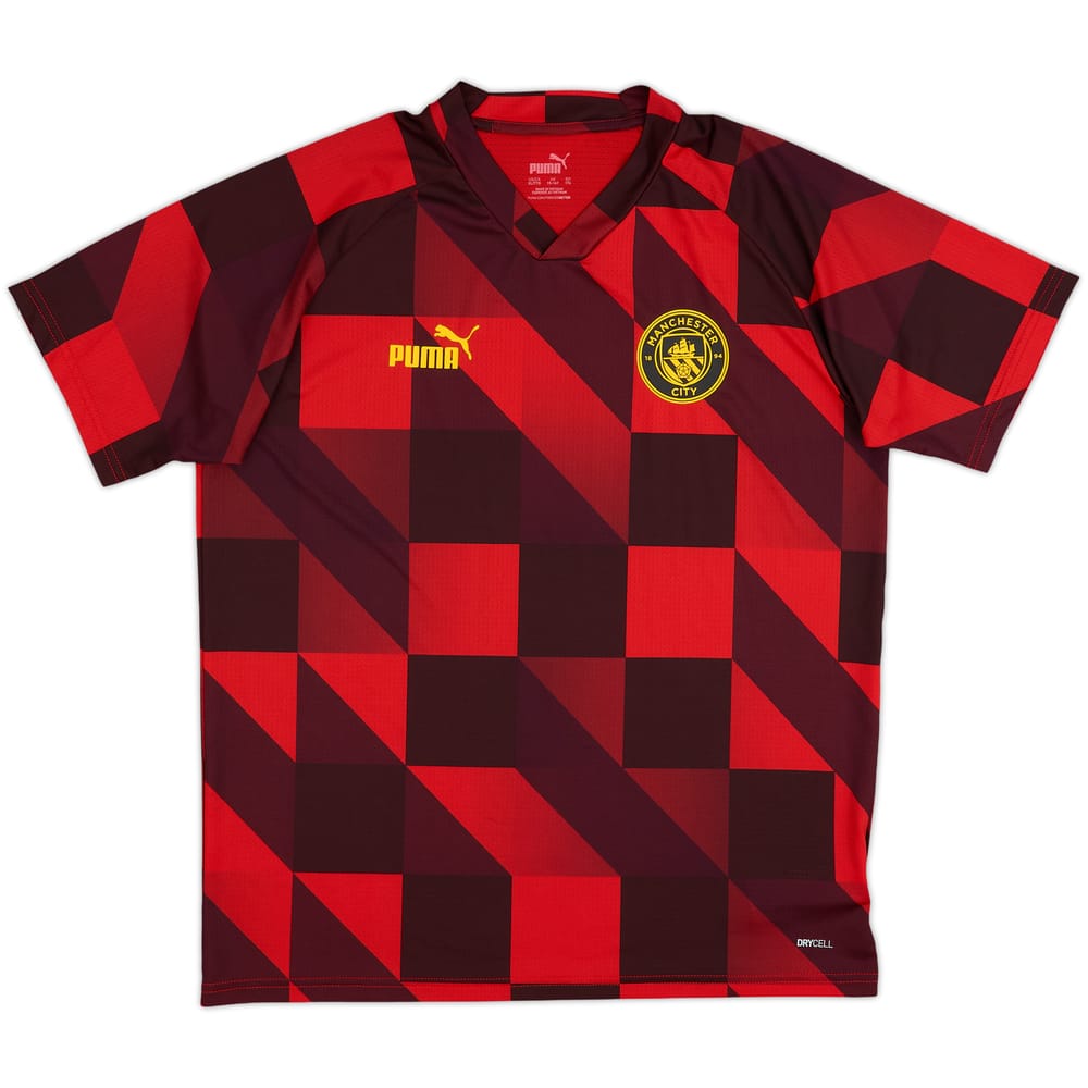 2022-23 Manchester City Puma Training Shirt - 10/10 - (XL.Boys)