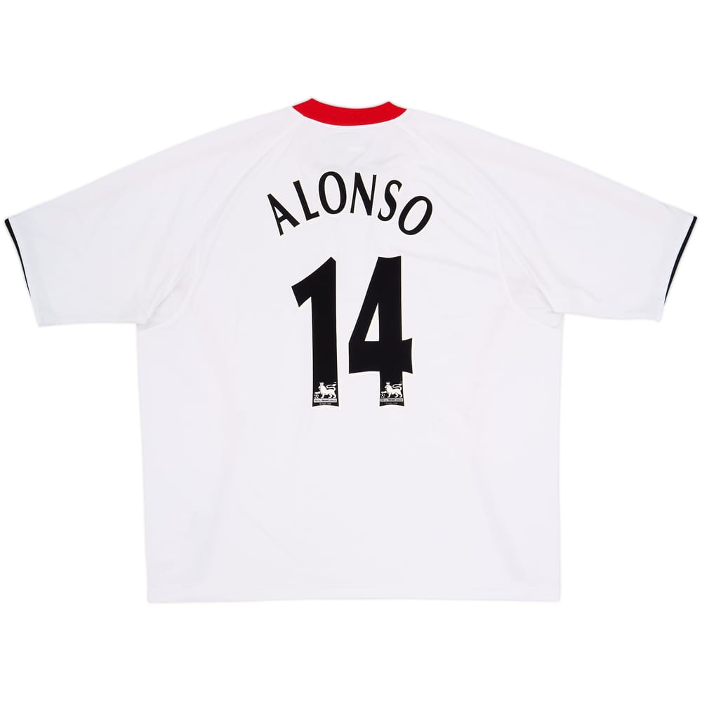 Camiseta de visitante del Liverpool 2005-06 Alonso #14 - 8/10 - (XXL)