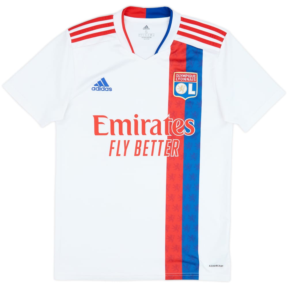 2021-22 Lyon Home Shirt - 8/10 - (S)