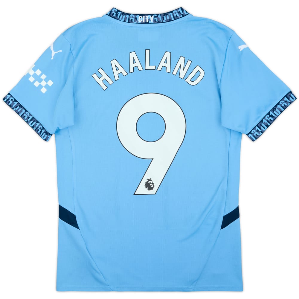 2024-25 Manchester City Home Shirt Haaland #9 - 10/10 - (S)