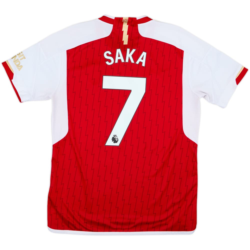 2023-24 Arsenal Home Shirt Saka #7 - 9/10 - (L)