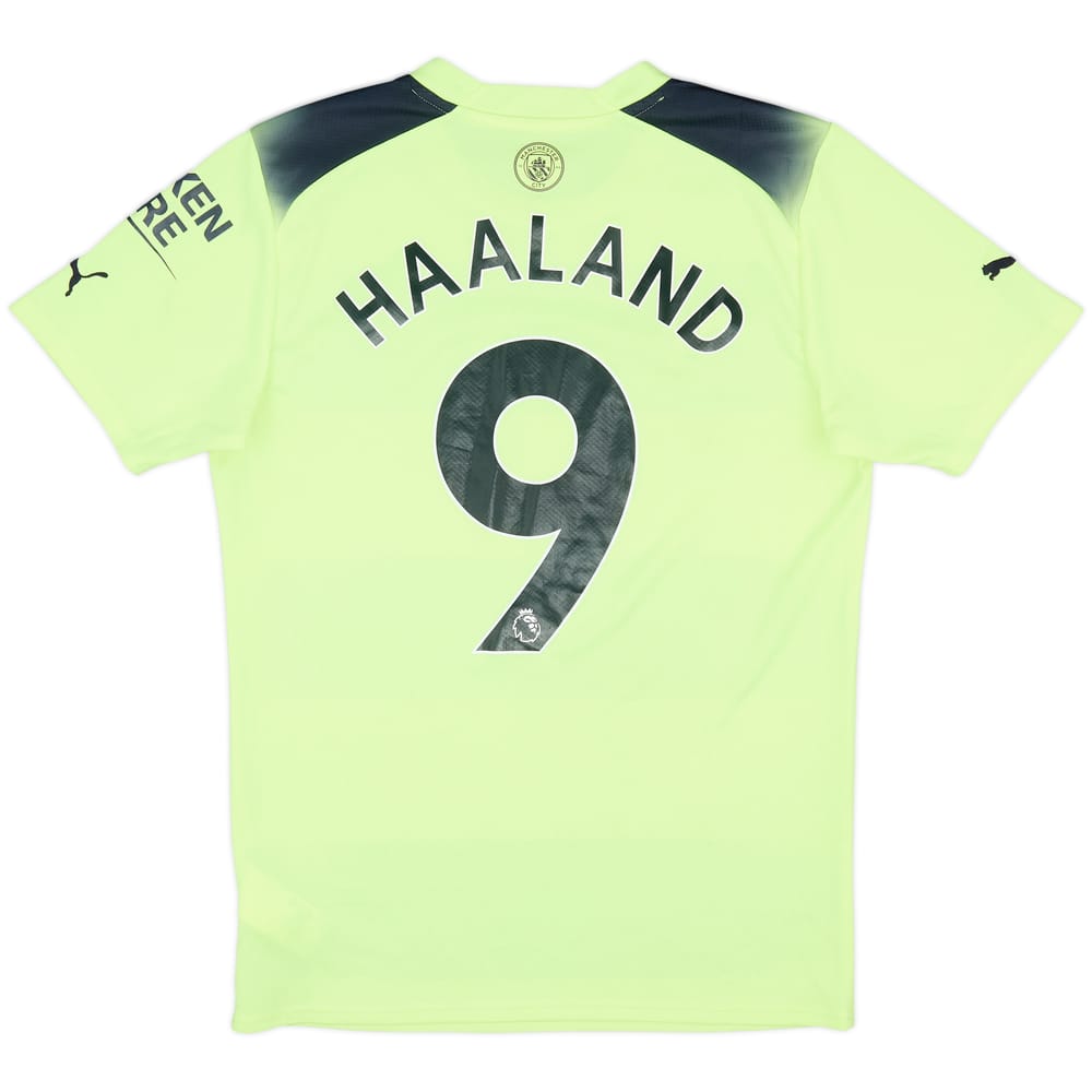 2022-23 Manchester City Third Shirt Haaland #9 - 9/10 - (S)