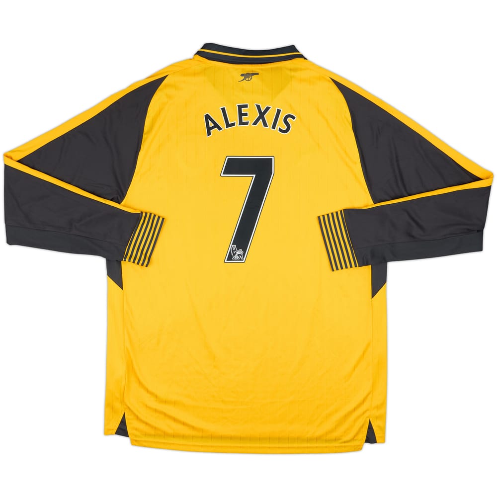 2016-17 Arsenal Away L/S Shirt Alexis #7 - 8/10 - (XXL)